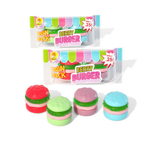 Super viviga coloré doux <span class=keywords><strong>mini</strong></span> <span class=keywords><strong>hamburger</strong></span> forme <span class=keywords><strong>halal</strong></span> gommeux gelée Burger bonbons - Product Image 2
