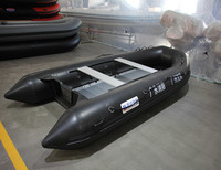 Bateau gonflable de sport de plancher en aluminium de bateaux gonflables de 4.2m avec le moteur hors-bord de la CE