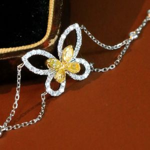 Pulsera Xinfly de Alta Calidad con Diamantes Amarillos Naturales de 0.75CT en Forma de Gota de Agua y Ojo de Caballo, Oro de 18K, Joyería Fina Popular, Regalo - Product Image 1