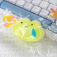 Jouet Squishy Grenouille Mignonne Sans Voix en EVA, Kawaii, Doux, Mochi, Anti-stress Portable, Breloque de Sac, Accessoire Porte-clés