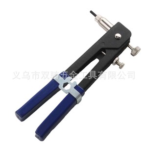 6 Piece Manual Rivet Gun Set Carbon Steel Blue Handle Mechanical Repair Tool Combination Kit - Product Image 3