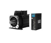 Moteur servo AC triphasé 220V 1,2KW 4N.m certifié CE, avec entraînement, cadre 110mm, étanche, haute réponse pour machines CNC