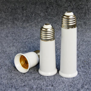 Portalampada in ceramica E27 con/senza staffa impermeabile bianco dritto per lampadina a LED E27 portalampada - Product Image 6