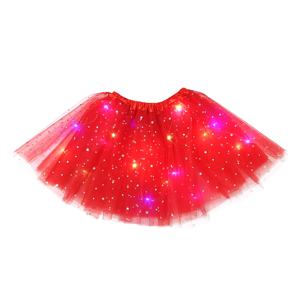 Glowing Mesh &lt;b&gt;TUTU&lt;/b&gt; Skirt LED Lights Night Highlight Performance Wear Halloween Party &lt;b&gt;Dress&lt;/b&gt; for Girls - Product Image 5