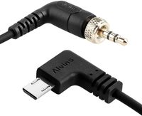 Cable Timecode de Alvin's Cables para Cámaras FX3/FX30/A7S3/A1, Generador Deity TC-1, Cable de Bloqueo de 3.5mm TRS a Micro USB de 35cm/13.8in