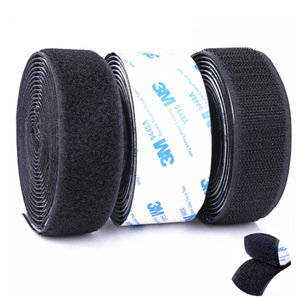 Großhandel 100% Nylon Hot Melt Adhesive 3M Adhesive Back Adhesive Velcro Klett band für Sofa kissen Teppich - Product Image 2