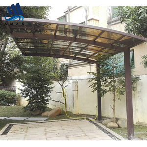 Auvent de balcon, <span class=keywords><strong>terrasse</strong></span>, garage, abri de voiture, grande auventureuse en aluminium étanche Amas - Product Image 3