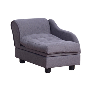 도매 나무 프레임 미니 애완 동물 소파와 럭셔리 애완 동물 개 침대 - Product Image 2