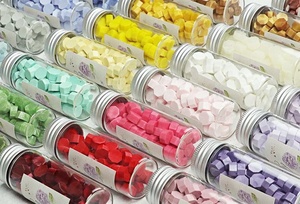 Glass Jar 60 Pcs Vintage Sealing <strong>Wax</strong> Tablet Pill Beads for <strong>Envelope</strong> <strong>Wax</strong> <strong>Seal</strong> - Product Image 6