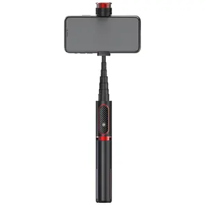 Bastão de selfie da câmera do controle remoto fixo sem fio da liga de alumínio promocional 1/4 parafuso