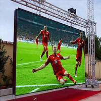 Écrans d'affichage numériques pour la publicité extérieure, panneaux LED, panneau LED 3m x 2m, location extérieure, panneau d'affichage LED P3.9