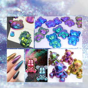 Pigmento Camaleón de Fábrica, 12 Colores, 5g, Polvo de Cromo para Resina Epoxi, Polvo de Mica, Perla Camaleón para Fabricación de Joyería - Product Image 5