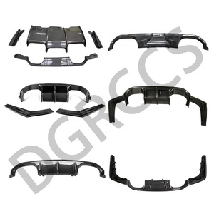 Pour M4 F82 : Spoiler en fibre de carbone, lèvre avant, diffuseur arrière, miroir, capot moteur, aileron de capot - Product Image 4