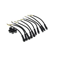 Usine Électrique Fil Connecteur Mâle M12 14AWG IP67 Câble Étanche