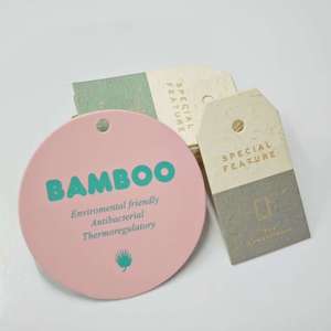 XP-Etiquetas colgantes en relieve personalizadas Etiquetas de precio de colores Etiqueta oscilante Etiquetas de marca Lujo para ropa Camisas Pantalones Prendas - Product Image 1