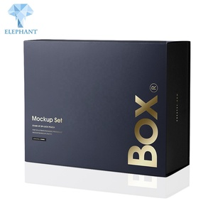 Custom Wholesale Luxury Hot Stamping Logo Magnetic Close <b>Black</b> Foldable <b>Gift</b> <b>Box</b> - Product Image 5