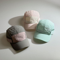 Casquettes de course personnalisées brodées, casquettes de tennis, casquettes de baseball, casquettes de golf, casquettes de sport imperméables, séchage rapide, casquettes en nylon souple pour hommes