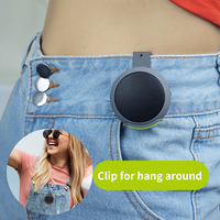 Haut-parleur portable avec sangle de poignet, clip pour t-shirt, clip de suspension, étanche IPX6, utilisation en extérieur, mini haut-parleur sans fil