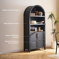 Armoire de rangement avec clapier Buffet Buffet Rangement Cuisine Garde-manger Café Bar Station Trophée Vitrine Salon Armoire