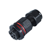 WZUMER MN12 vente en gros extérieur IP68 2 broches 3 broches fil 4mm à 7mm Mini connecteur de câble étanche à fil rapide à vis