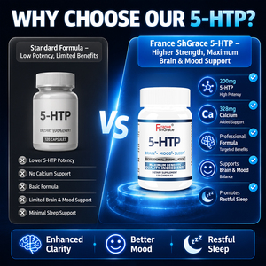 Cápsulas de 5-HTP Shecome de Alta Calidad con Calcio para el Estado de Ánimo y el Sueño, Suplemento para Adultos - Product Image 3