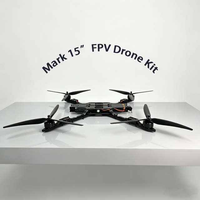 15 Inch Heavy Cargo FPV Drone for Logistics Delivery, Large FPV Quadcopter DIY Frame with Carbon Fiber
