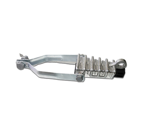 Abrazadera de Acero Aislada Tipo Cuña para Cable Eléctrico, Accesorio Sin Desforre, Tipo CLIP - Product Image 1