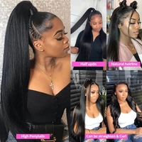 Perruques Lace Front en Cheveux Humains Brésiliens Bruts Pas Chères pour Femmes Noires, Perruques Frontales HD Complètes Sans Colle, Lots de Cheveux Humains, Vendeur de Cheveux