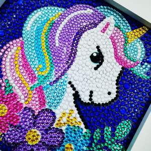 5D Diamant Peinture Kit pour Enfants Cadre En Bois Diamant Arts et Artisanat pour Enfants Âges 6-8-10-12 DIY Gem Art Dot Art Cadeau - Product Image 3