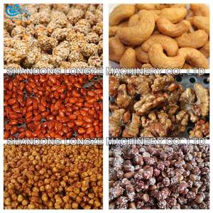 Máquina tostadora de cacahuetes, máquina de procesamiento de condimentos de recubrimiento de anacardo, nueces, almendra - Product Image 6