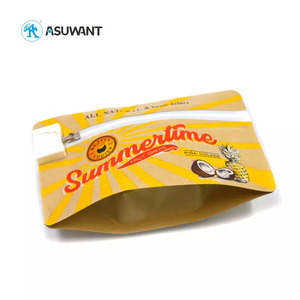 친환경 전분 지퍼 스탠드형 식품 포장재 100% 퇴비화 가능 생분해성 플라스틱 파우치 백 - Product Image 2