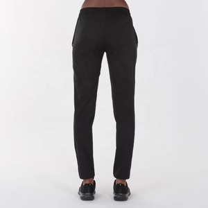 Ensemble de vêtements de sport pour femmes, couleur contrastée, manches longues, fermeture éclair, coupe régulière, toutes saisons, polyester tricoté, tenue deux pièces - Product Image 5
