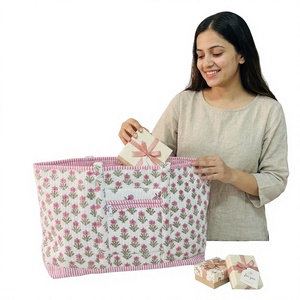 Bolso Tote de Algodón de Diseño con Cierre de Cremallera, Hecho a Mano, Acolchado, para Hombro, Compras, Viajes, Supermercado, Oficina, Uso Diario, Bebé - Product Image 1