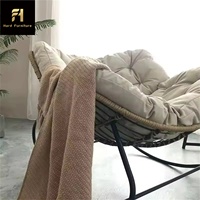 Fauteuil inclinable et à bascule moderne de luxe léger, monoplace, pour salon, chambre et appartement, écologique et durable