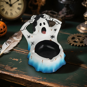 Cendrier fantôme d'Halloween en résine, cendrier fantôme hurlant effrayant, décoration de table pour fête d'Halloween, nouveauté, ornement d'horreur pour la maison, cadeau - Product Image 5
