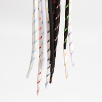 Lacets de chaussures tressés en polyester de 5 mm personnalisés pour baskets de sport et de randonnée, vente en gros par paire