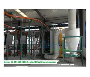 CE electric cabinet enclosure Chinese automatic powder coating system powder coating line
