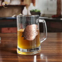 Chope à bière personnalisée de 650 ml, verre à bière gravé sur mesure, verrerie à bière pour mariage, fête, événement, cadeau, vente en gros