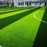 Tapis de pelouse simulé, tapis de gazon artificiel extérieur couvrant le terrain de football