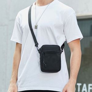 Sac à bandoulière unisexe personnalisable Si629 avec logo, petit sac messager tendance, sac à outils, cadeau promotionnel, sacs de créateur personnalisés pour hommes - Product Image 5
