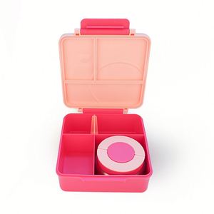 Kids Bento Lunch <b>Box</b> with Thermo Leakproof Food <b>Containers</b> with Adjustable Dividers - Product Image 4