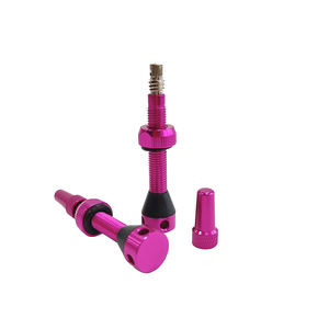Accessoires de vélo sans chambre à air en alliage d'aluminium rose de haute qualité, valve Presta de 44 mm, fabriqué aux États-Unis - Product Image 2