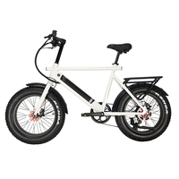 Vélo électrique à pneus larges, moteur 250W, batterie lithium 350W, système de vitesses 7 rapports, fonctionnalités numériques électroniques