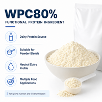 Concentré de protéines de lactosérum en vrac WPC 80% en poudre pour la nutrition sportive et la formulation alimentaire