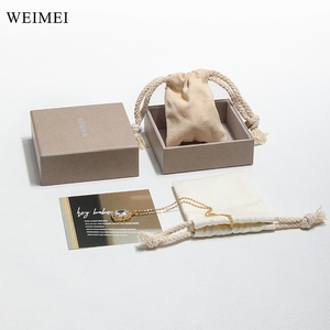Boîte de présentation de bijoux WEIMEI avec pochette, pochette pour bracelets, petits sacs en papier, pochette pour bijoux, emballage cadeau pour bijoux - Product Image 4