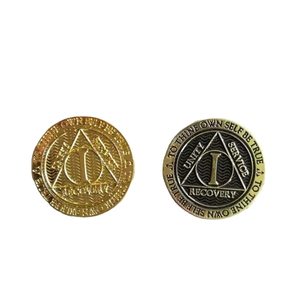 Metal <strong>Coin</strong> <strong>Mould</strong> 29mm Metal <strong>Coins</strong> Round 1 Year Recovery Alive Metal <strong>Coins</strong> - Product Image 4