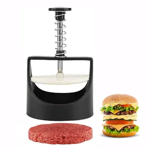 Online Most Popular Home Kitchen Supplies Mold Meat Plastic Making Burger Press Manual Hamburger Burger Meat Pie Maker