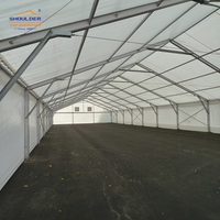 Tentes d'abri temporaires résistantes aux intempéries en PVC, tente d'entrepôt pour stockage extérieur, logistique industrielle, atelier, tente de réception