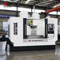 Wojie Big Fraiseuse CNC Contrôleur Fanuc Centre d'usinage CNC VMC1690