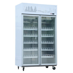 NUELEAD Commercial 1500L Porte en verre Autoportant Refroidi par Air Restaurant Grand Présentoir de Boissons Réfrigérateur Refroidisseur - Product Image 2